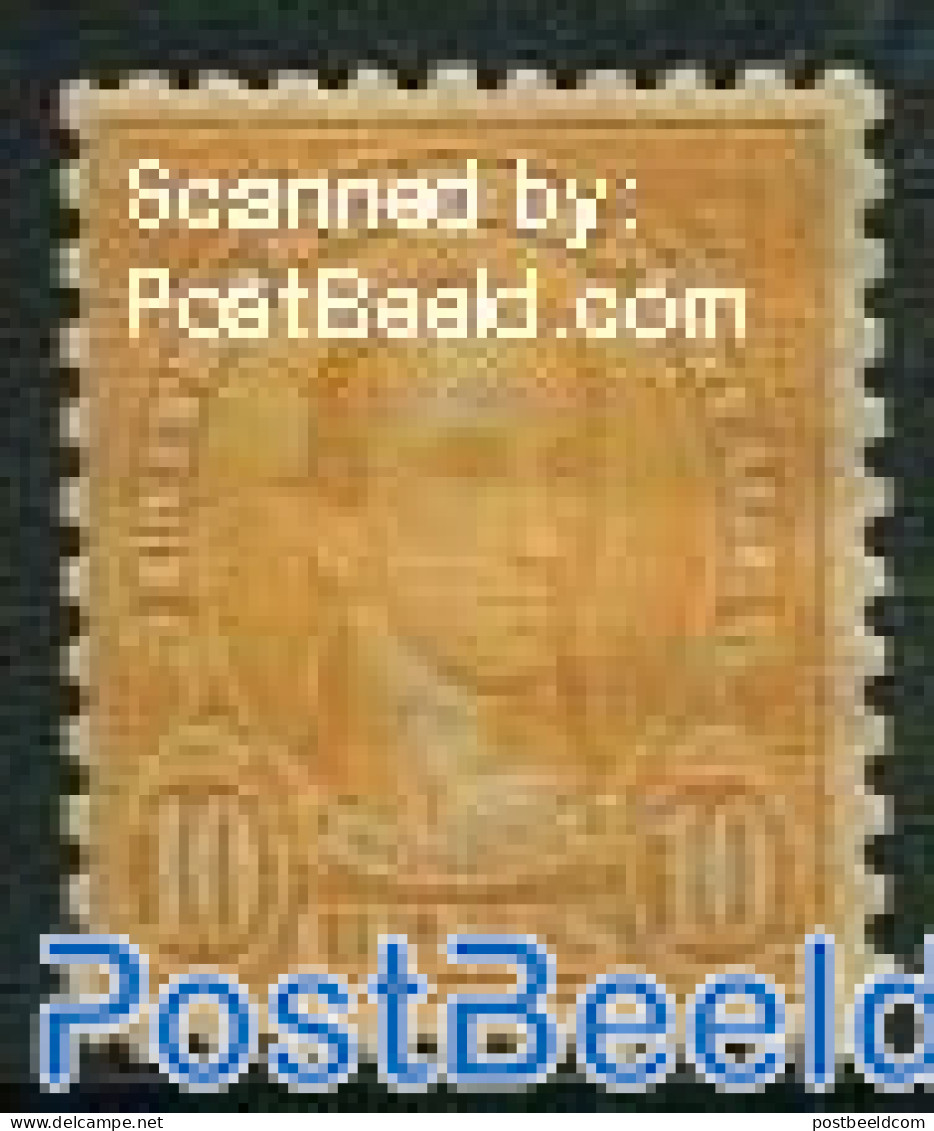 United States Of America 1922 10c, Perf. 10, Stamp Out Of Set, Unused (hinged) - Ungebraucht