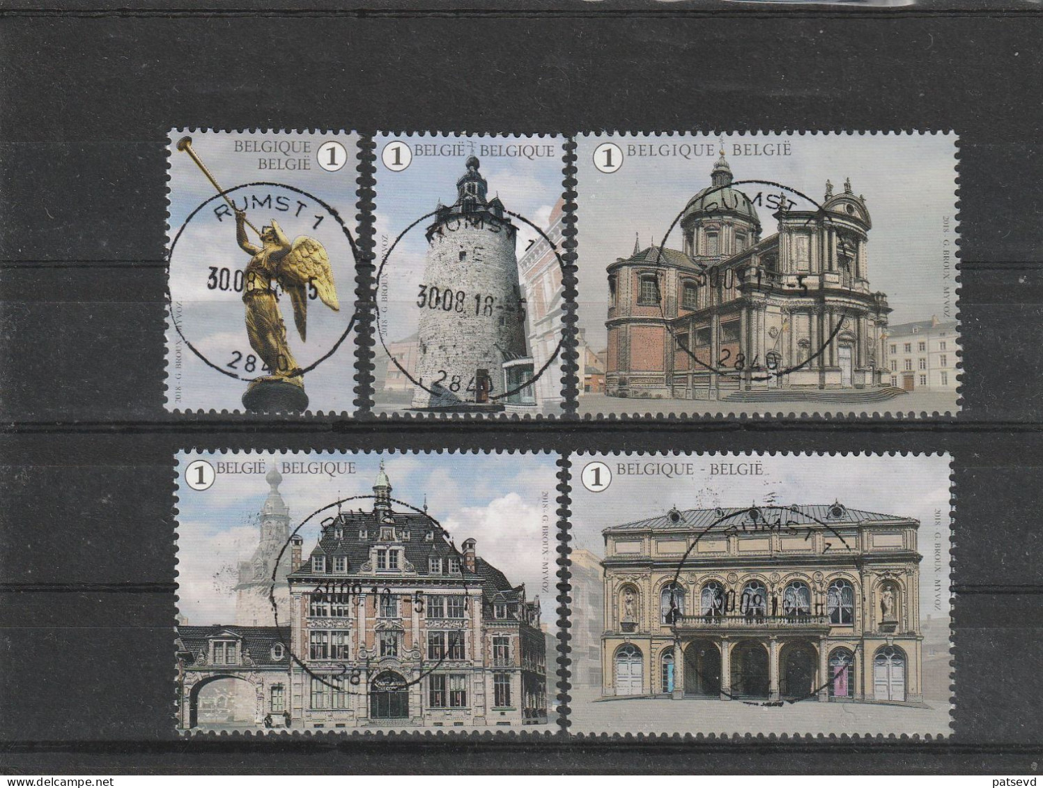 4790/4794 Place De Namur/Pleinen Van Namen Oblit/gestp Centrale - Used Stamps