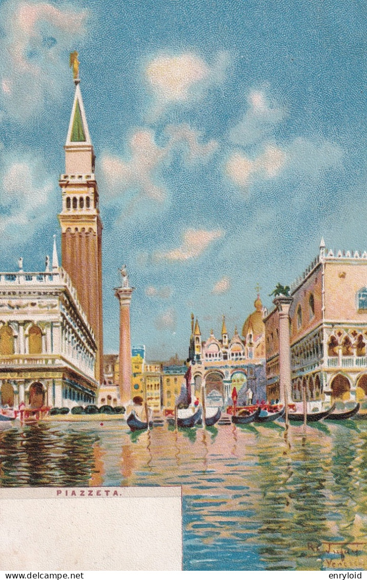 Venezia Tafuri R. Illustratore Piazzeta - Andere & Zonder Classificatie