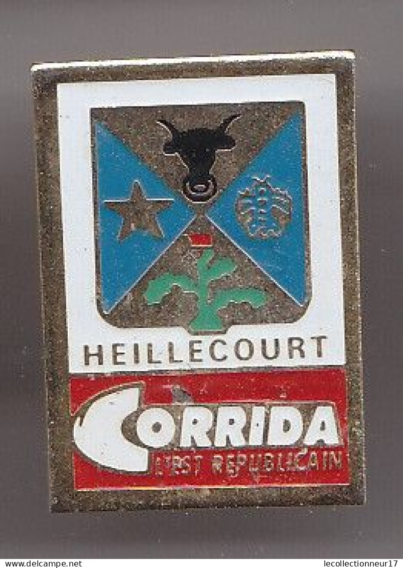 Pin's Heillecourt Corrida L' Est Républicain Réf 8334 - Médias