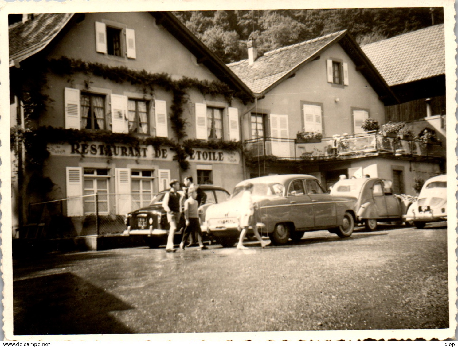 Photographie Photo Vintage Snapshot Amateur Automobile Klingenthal Allemagne - Orte