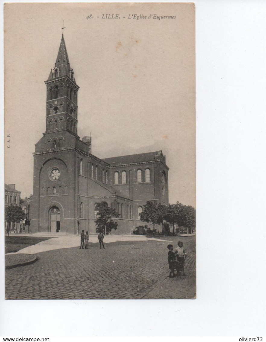 Cpa - 59 - Lille - Eglise D'Esquermes -  A VOIR - Lille