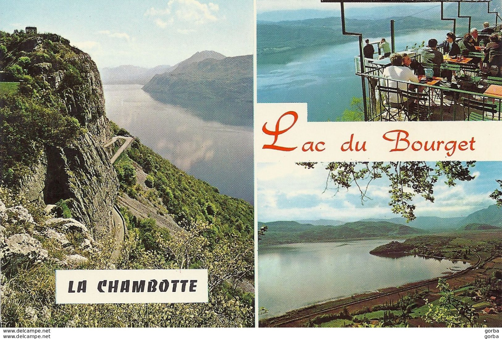 *CPM -73 - AIX Les BAINS - Le Lac Du Bourget - Multivues - Aix Les Bains