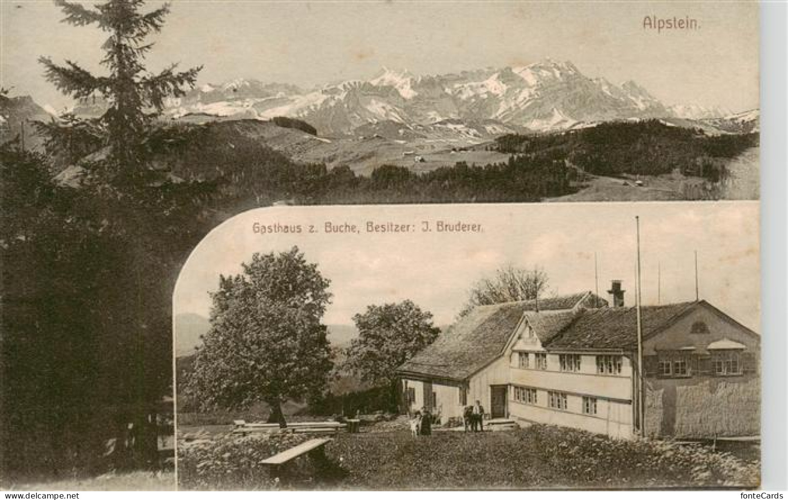 13915837 Alpstein_GR Gasthaus Zum Buche - Autres & Non Classés