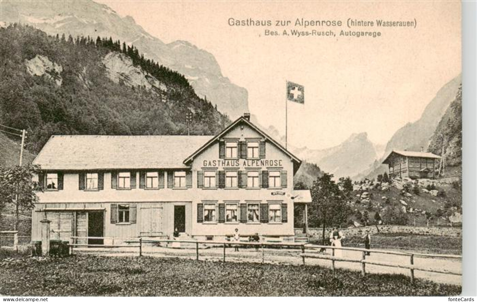 13915817 Wasserauen_Wasserau_IR Gasthaus Alpenrose - Andere & Zonder Classificatie