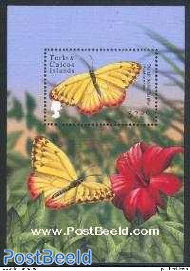 Turks And Caicos Islands 2000 Butterfly S/s, Phoebis Philea, Mint NH, Nature - Butterflies - Andere & Zonder Classificatie