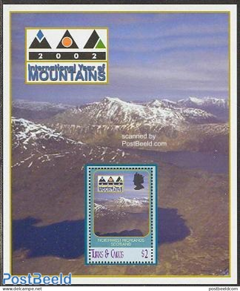 Turks And Caicos Islands 2002 Int. Mountain Year S/s, Mint NH, Sport - Mountains & Mountain Climbing - Bergsteigen
