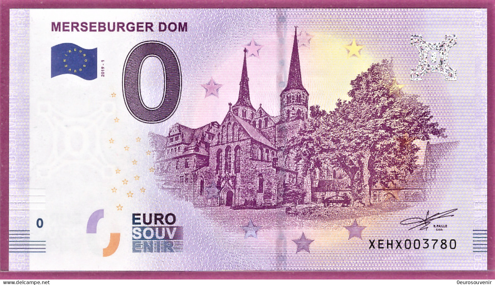 0-Euro XEHX 2019-1 MERSEBURGER DOM - Private Proofs / Unofficial