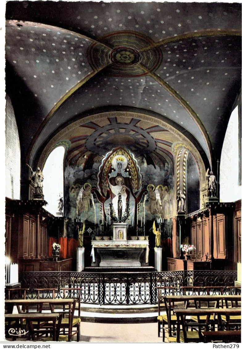 CPSM FRANCE 03 ALLIER VICHY - Intérieur De La Chapelle De La Vierge Noire Des Malades - Eglise Saint-Blaise - 1963 - Vichy