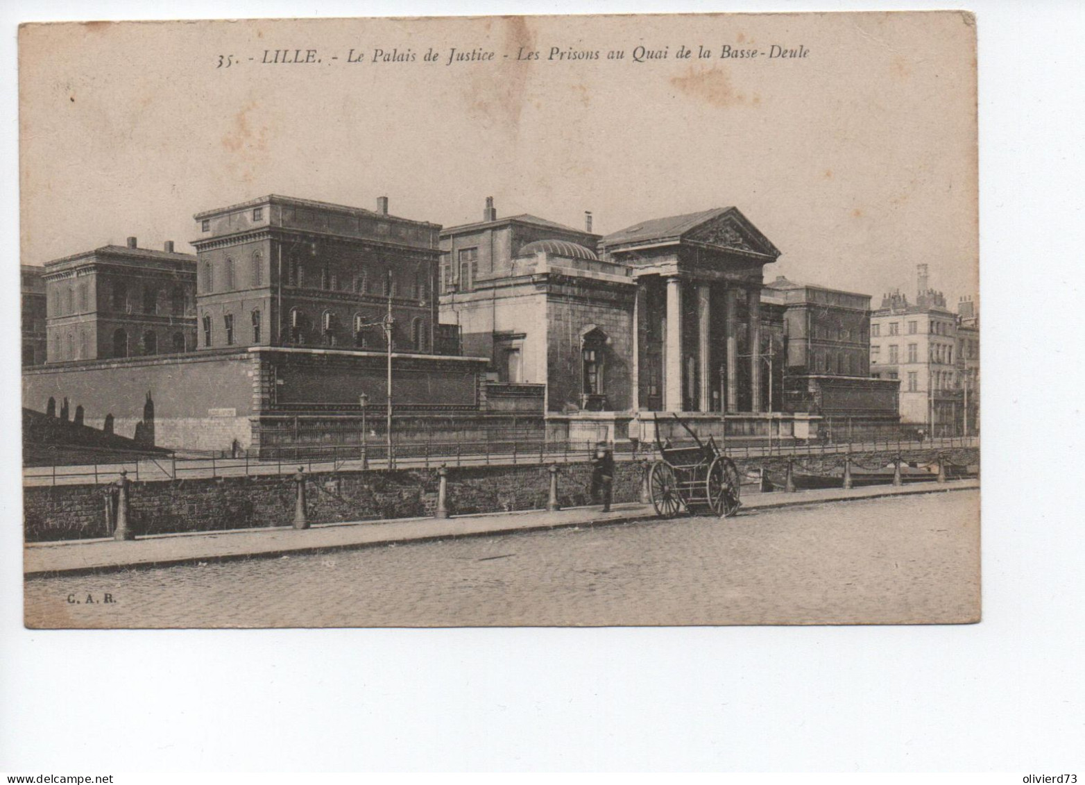 Cpa - 59 - Lille - Le Palais De Justice -  A VOIR - Lille