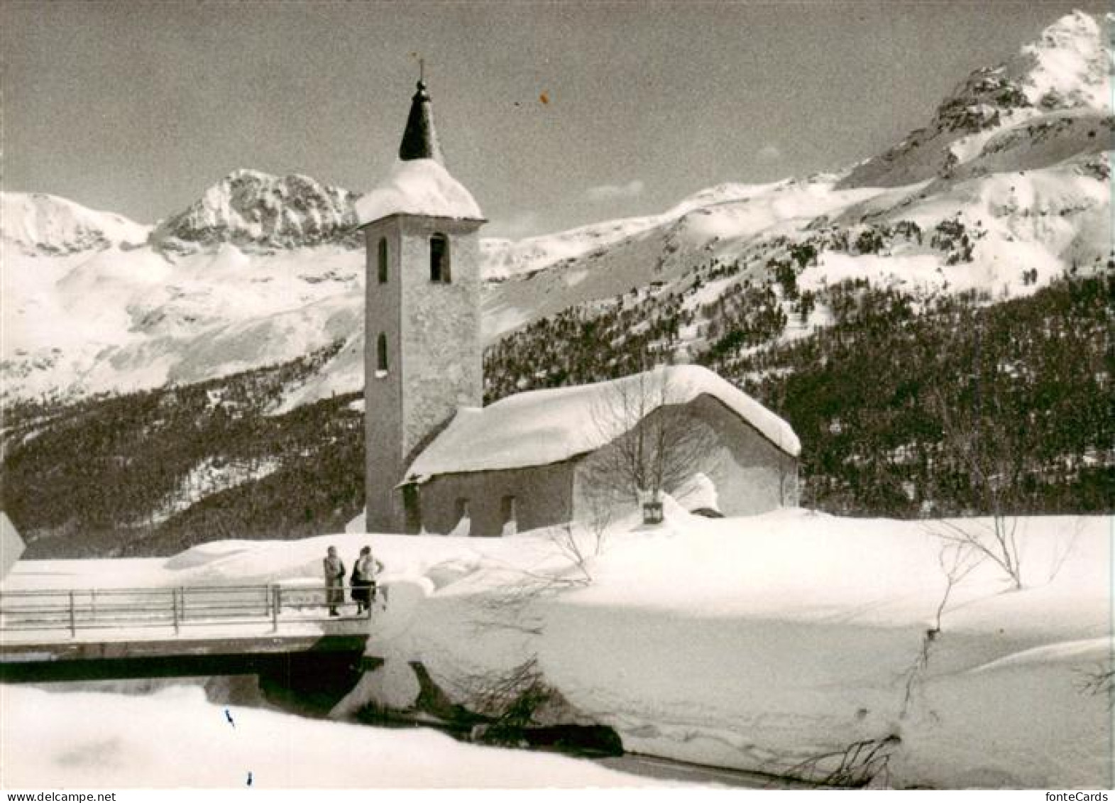 13915126 Sils_Baselgia_GR Kirchlein - Sonstige & Ohne Zuordnung