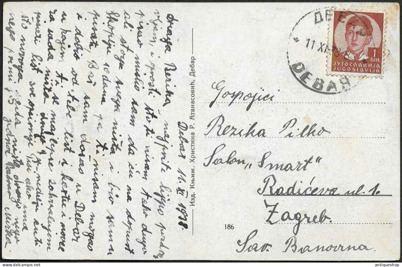 North Macedonia-----Debar-----old Postcard - Macedonia Del Nord