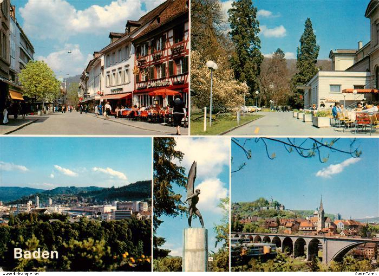 13914666 Baden__AG Strassenpartien Panorama Viadukt Monument - Andere & Zonder Classificatie