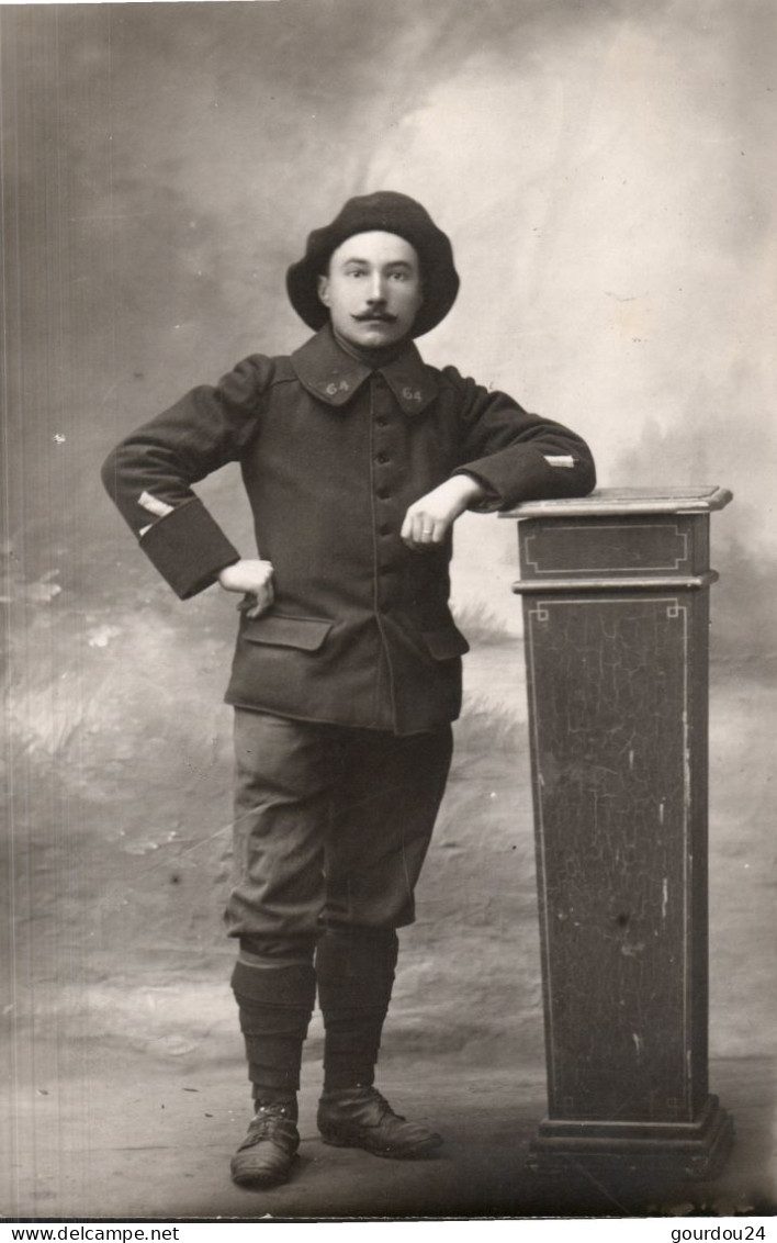 Soldat Du 64 ème Régiment Chasseur Alpin - Regimente