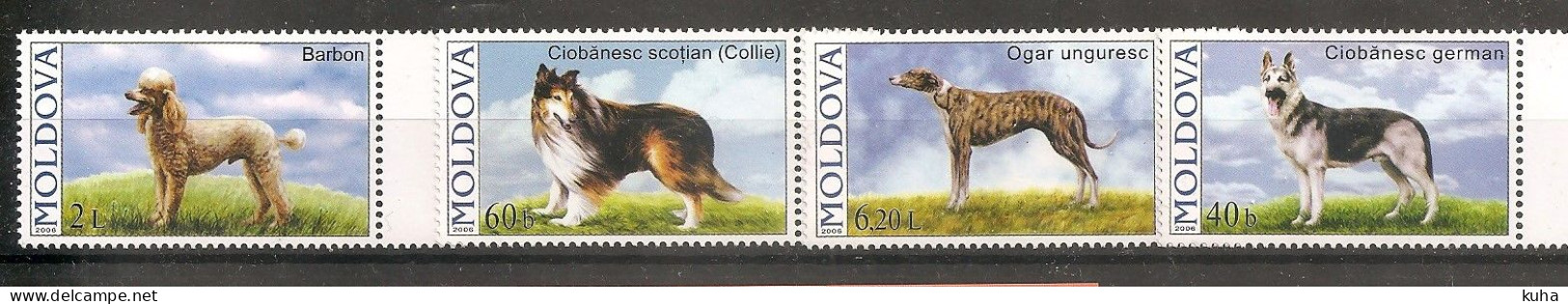 Dog Moldova MNH - Perros