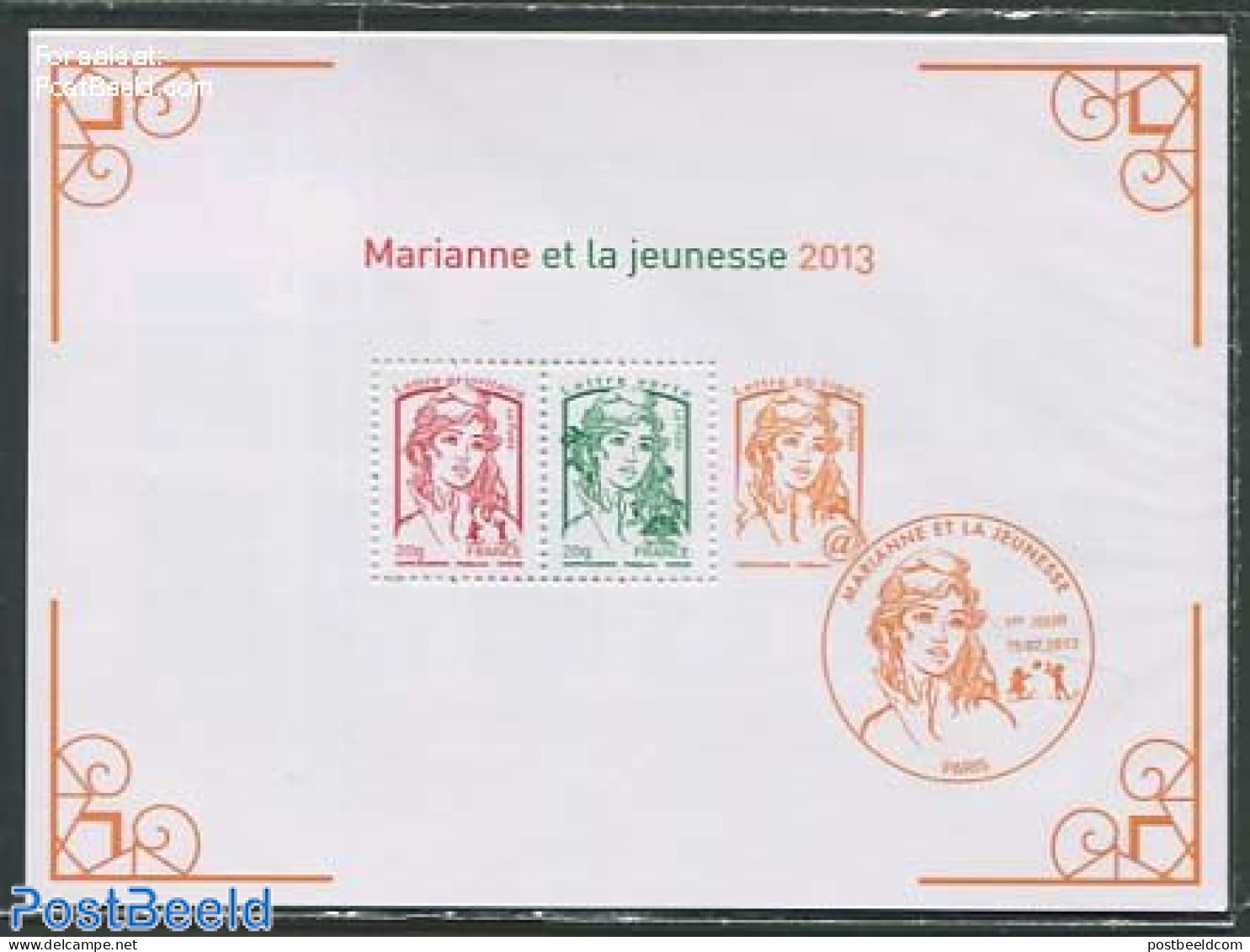 France 2013 New Marianne Stamps S/s, Mint NH - Nuevos