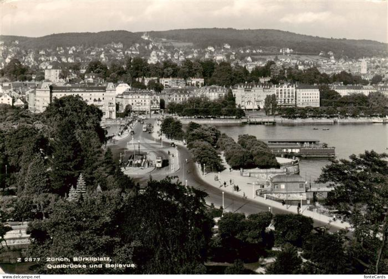 13909359 Zuerich__ZH Quaibruecke Und Bellevue - Autres & Non Classés