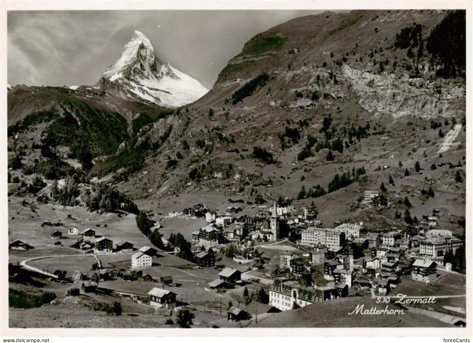 13909257 Zermatt_VS Panorama Mit Matterhorn - Other & Unclassified