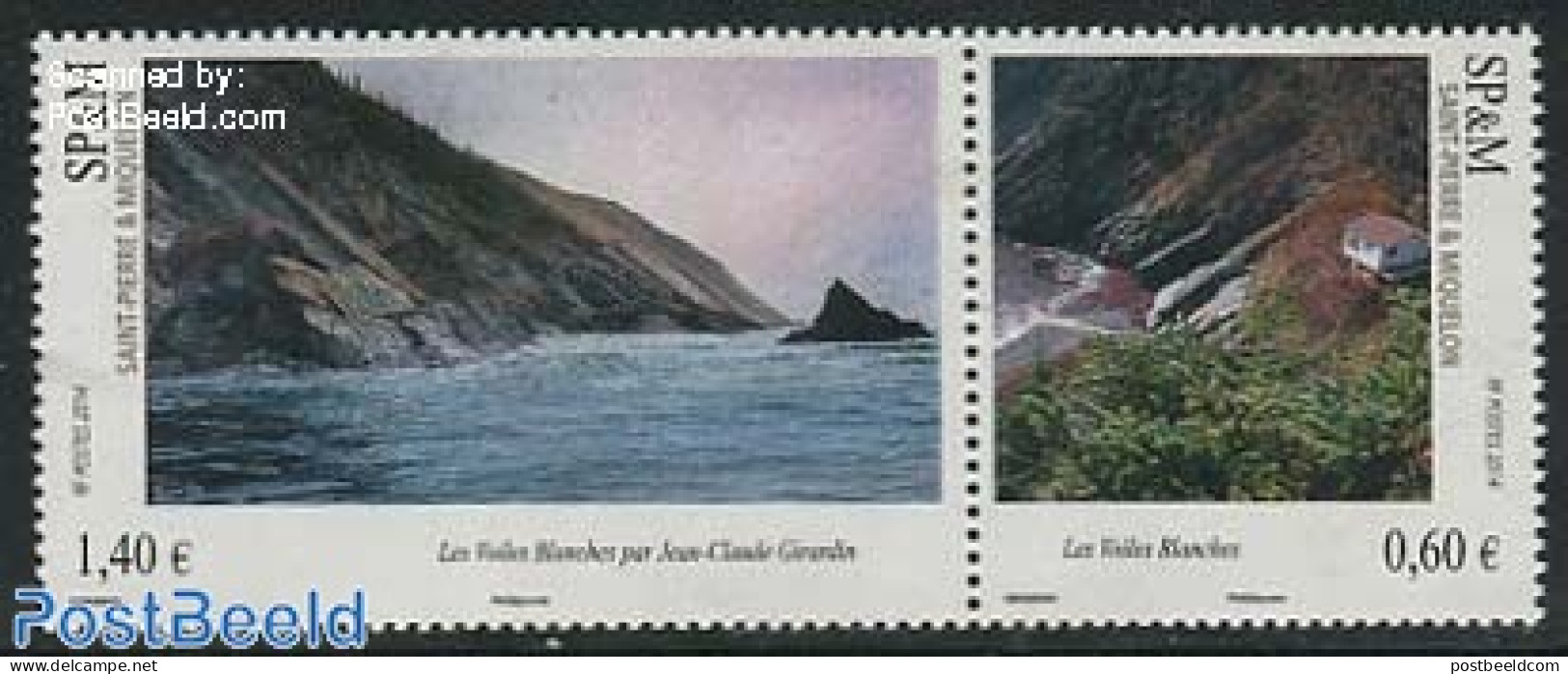 Saint Pierre And Miquelon 2014 Les Voiles Blanches 2v [:], Mint NH - Other & Unclassified