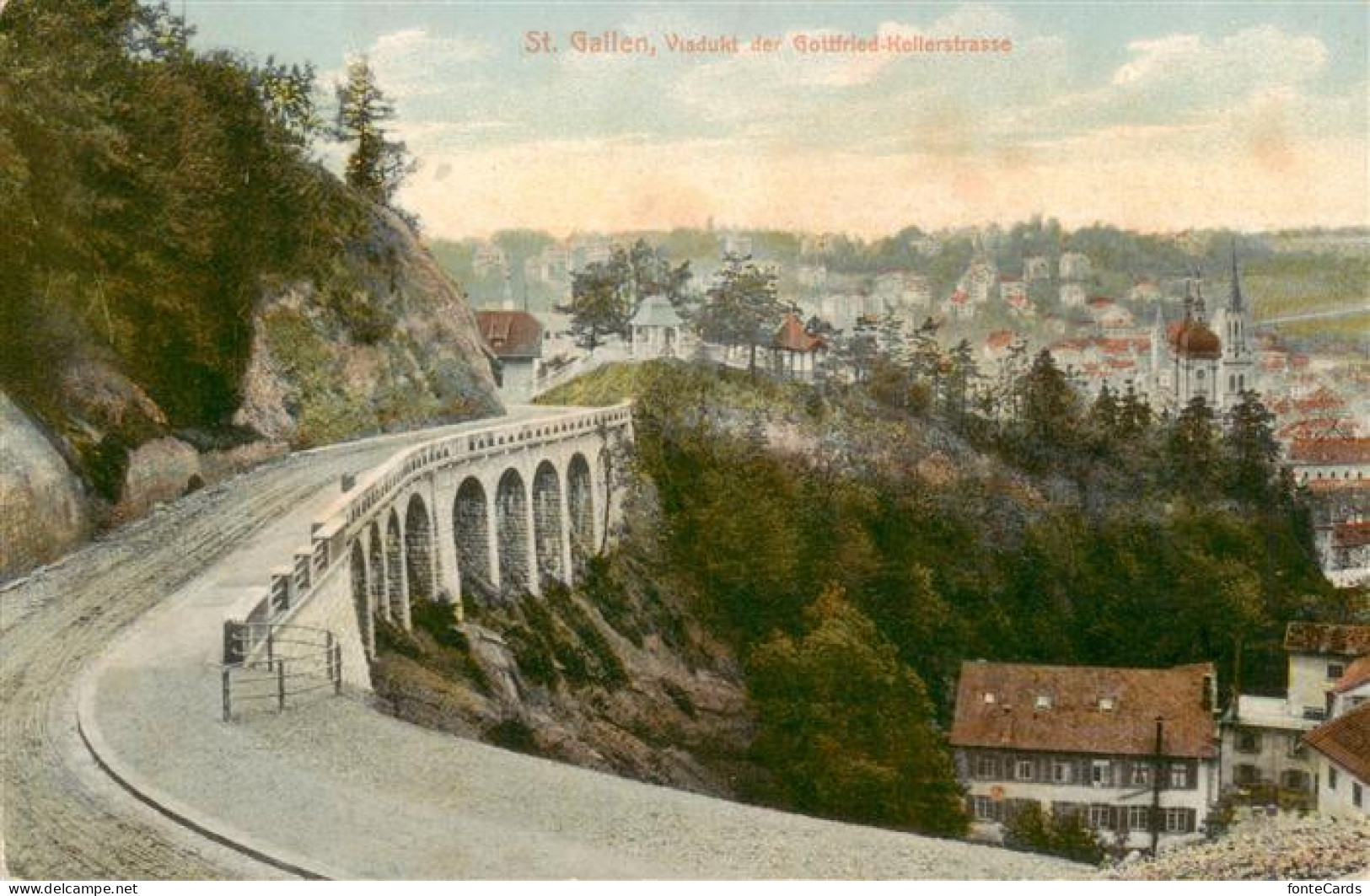 13908499 St_Gallen_SG Viadukt Der Gottfried Kellerstrasse - Andere & Zonder Classificatie