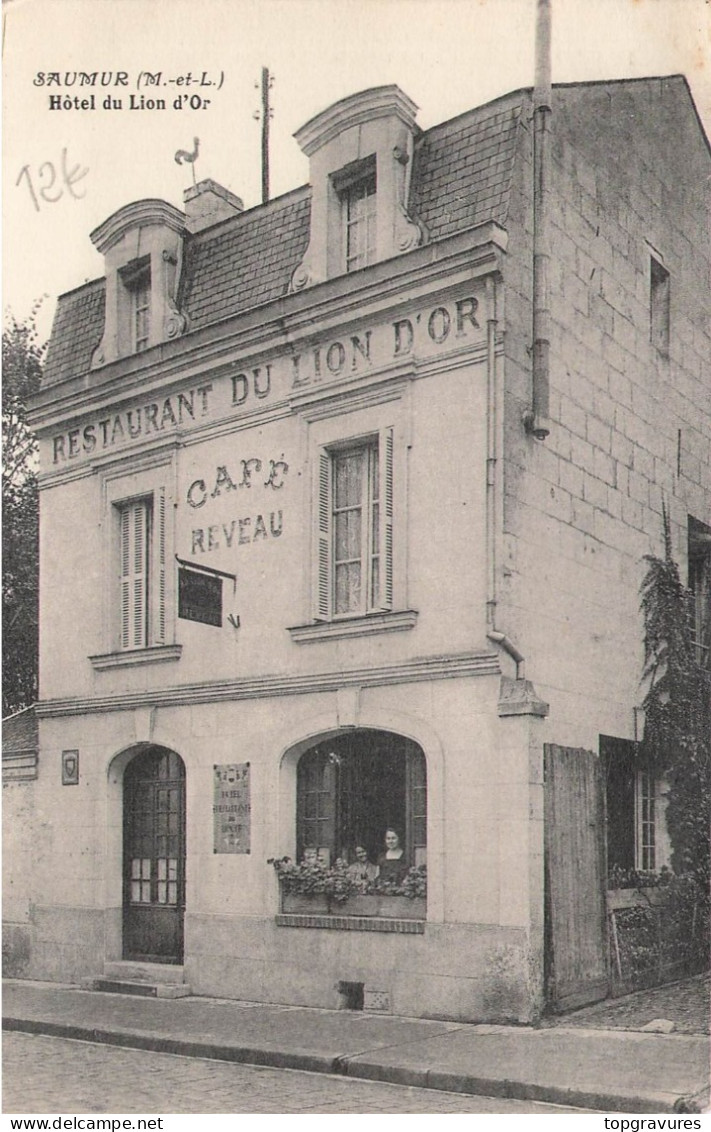 49 SAUMUR HOTEL DU LION D'OR - 1450 - Saumur
