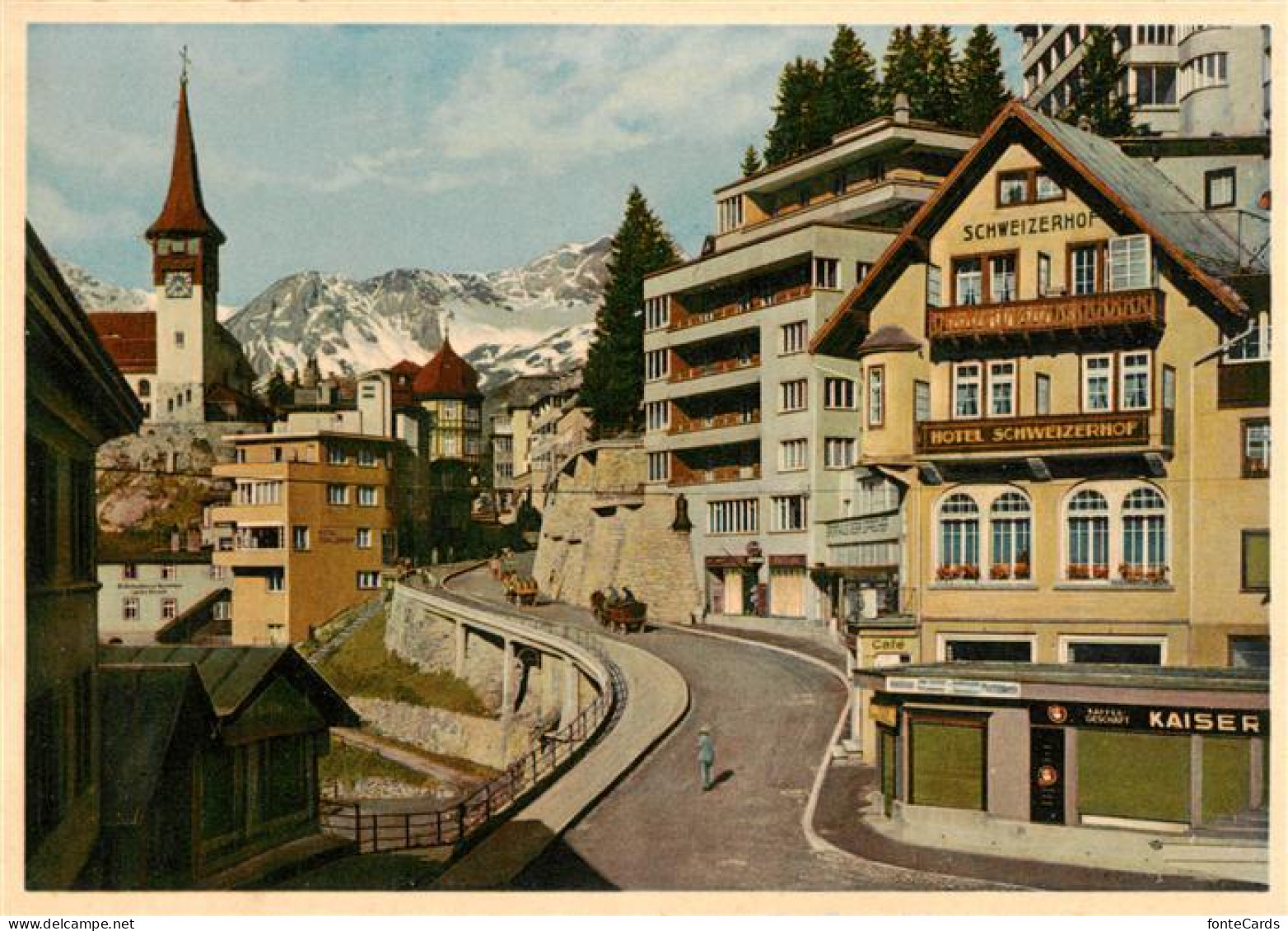 13901669 Arosa GR Dorfmitte Hotel Schweizerhof Arosa GR - Sonstige & Ohne Zuordnung