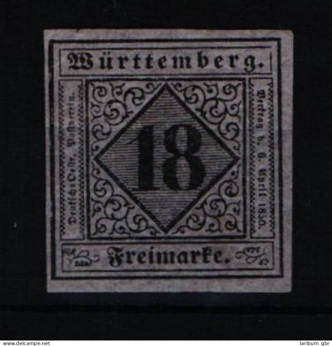 Württemberg 5 I Mit Falz Mit Fotoattest Heinrich BPP #GL913 - Mint