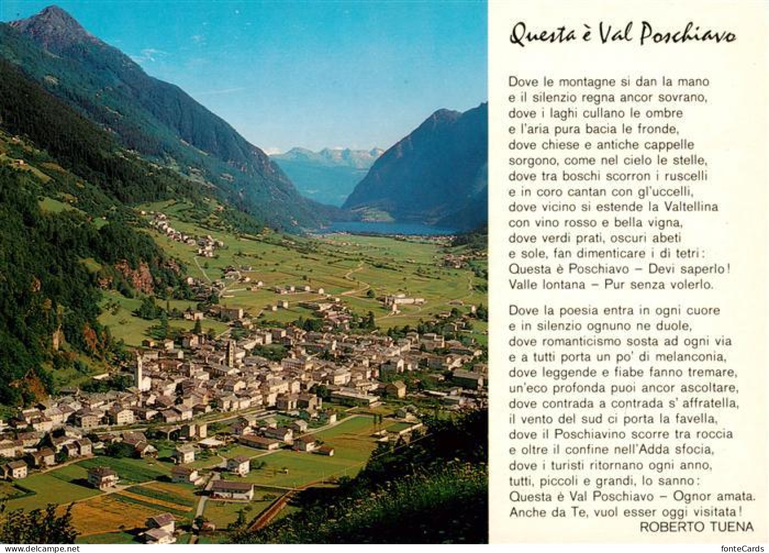 13901627 Poschiavo GR Con Il Lago Di Le Prese  - Sonstige & Ohne Zuordnung