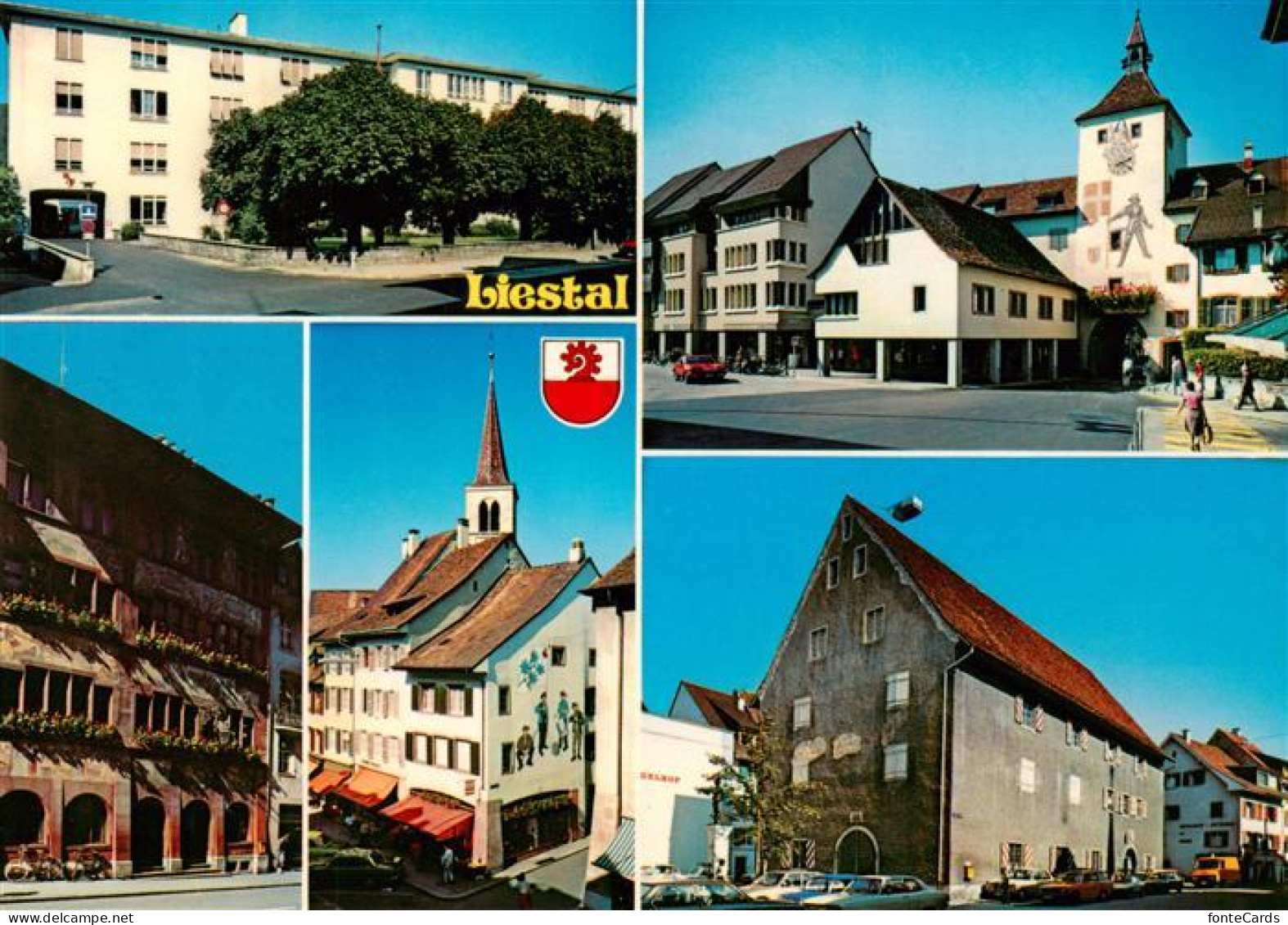 13901549 Liestal BL Orts Und Teilansichten Kirche  - Andere & Zonder Classificatie