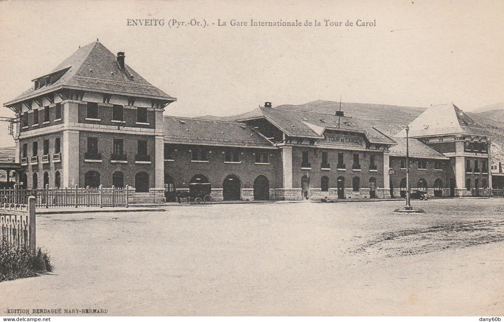 REF.AC . CPA . 66 . ENVEITG . LA GARE INTERNATIONALE - Autres & Non Classés