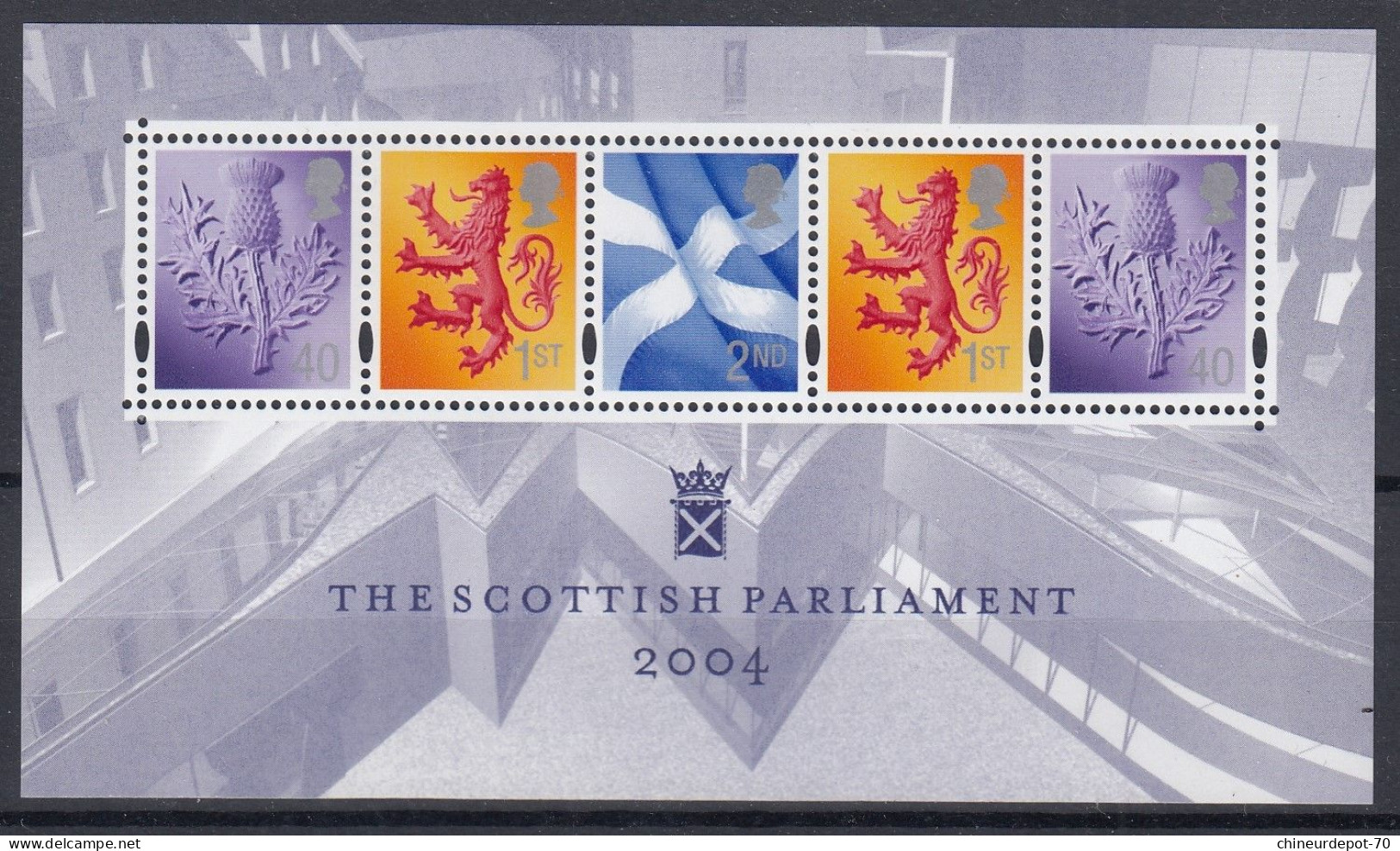 THE SCOTTISH PARLIAMENT 2004 NEUFS SANS CHARNIERE ** - Sonstige & Ohne Zuordnung