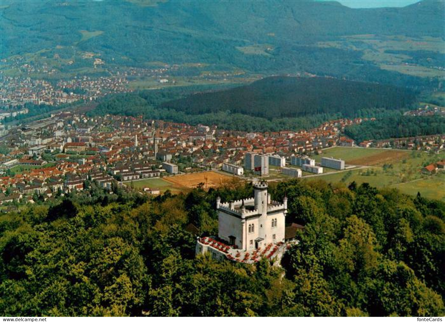 13901417 Olten SO Panorama Mit Saeli-Schloss  - Autres & Non Classés