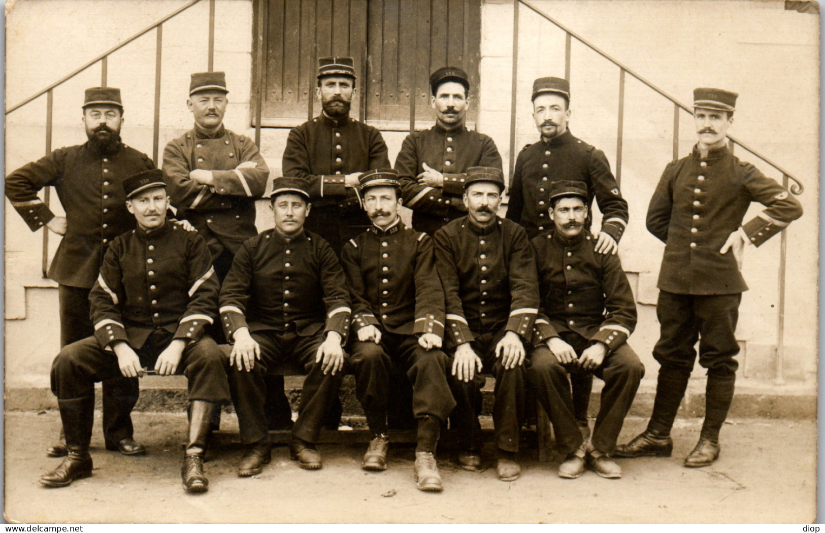 CP Carte Photo D&#039;&eacute;poque Photographie Vintage Militaire Uniforme WW1 Guerre - Guerre, Militaire