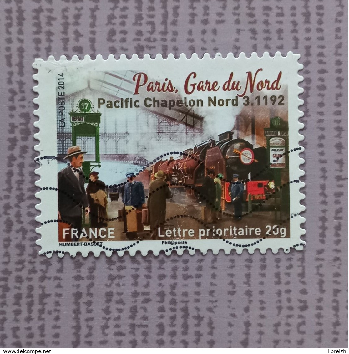 Patrimoine De France : Les Trains  N° AA 1001  Année 2014 - Used Stamps