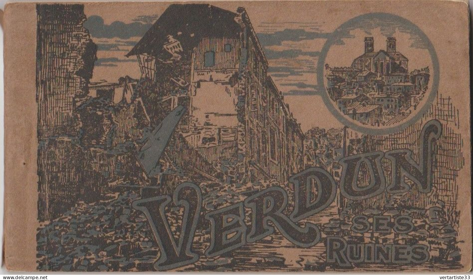 Carnet "Verdun, Ses Ruines" - Colecciones Y Lotes
