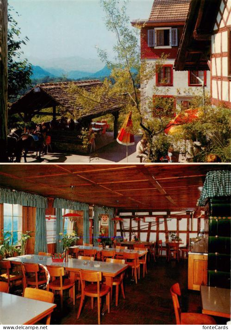 13894049 Sihlbrugg ZG Restaurant Schweikhof Gastraum  - Otros & Sin Clasificación