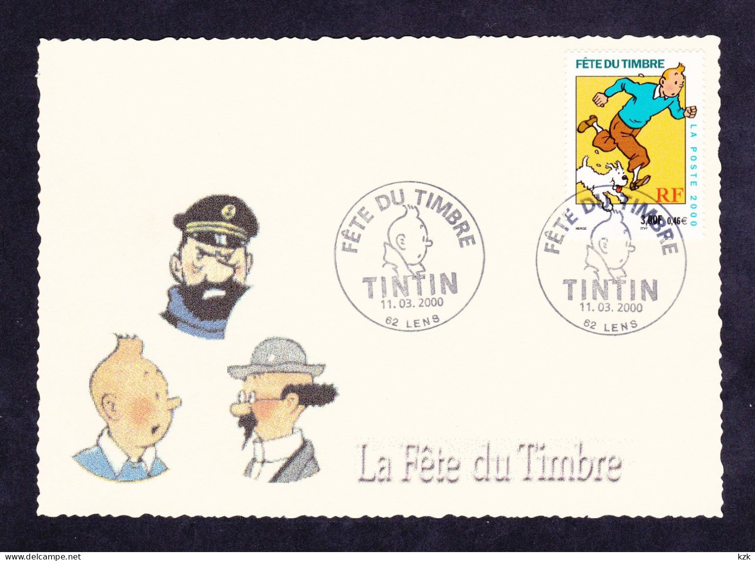 2 09	0002	-	Fête Du Timbre - Lens 11/03/2000 - Stamp's Day