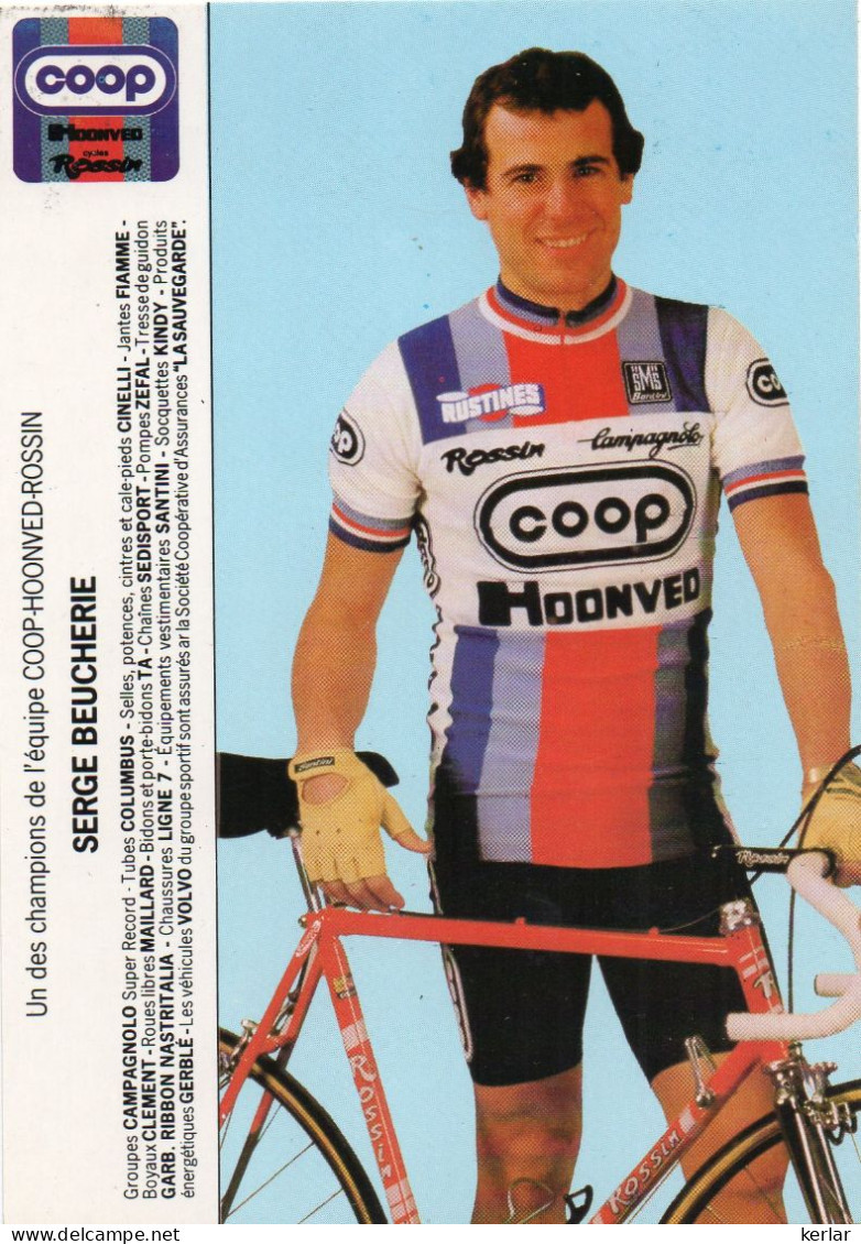 SERGE BEUCHERIE COOP 1984 - Cyclisme