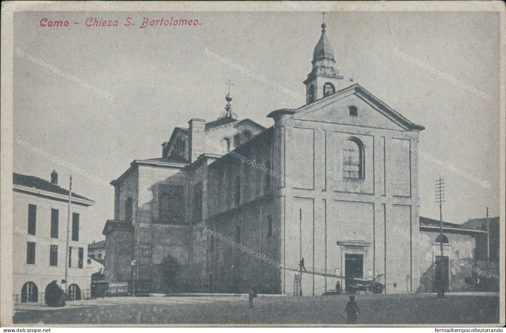 Cs473 Cartolina Como Citta' Chiesa S.bartolomeo Lombardia - Como