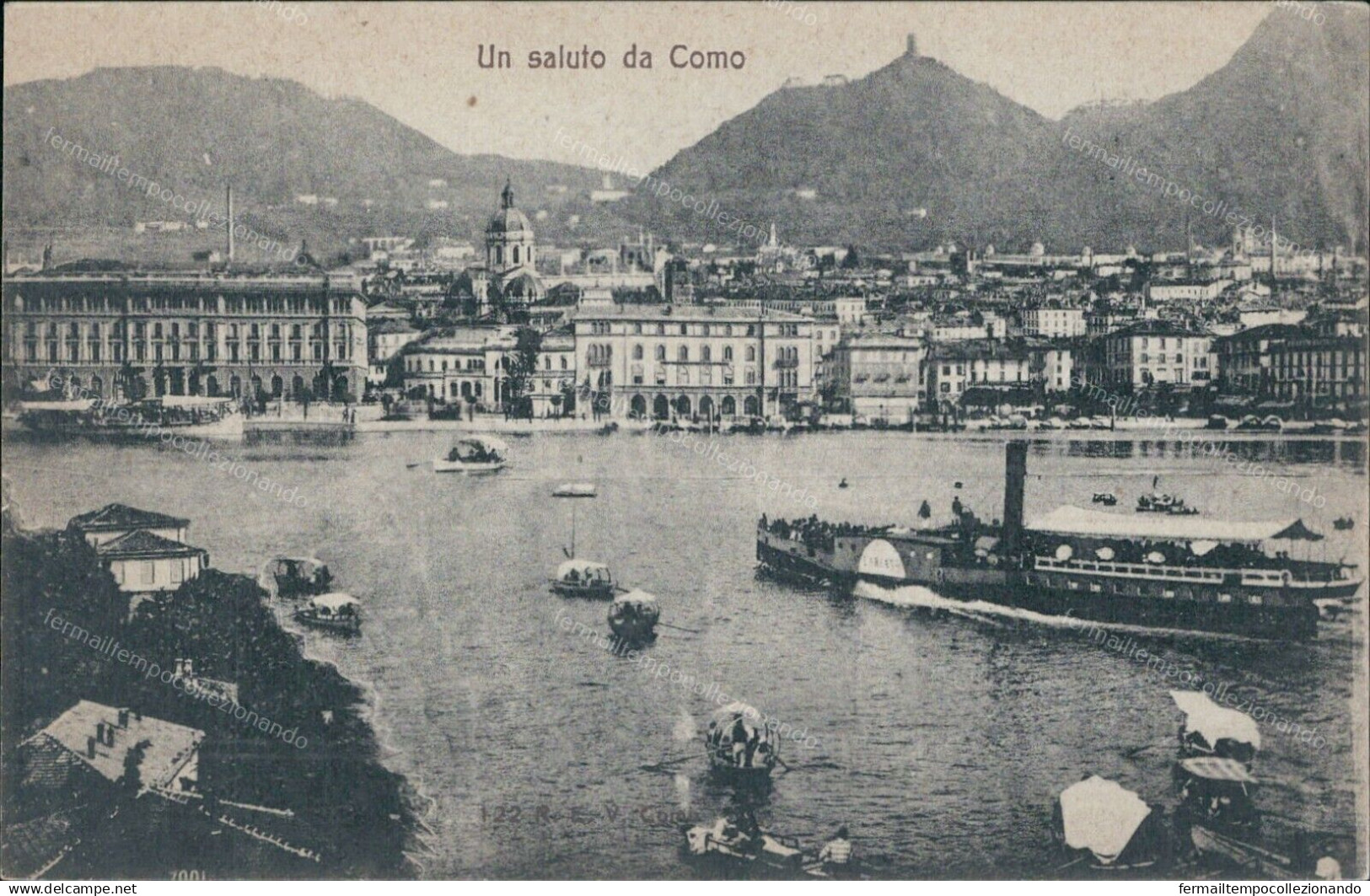 Cs474 Cartolina Un Saluto Da Como Lombardia - Como