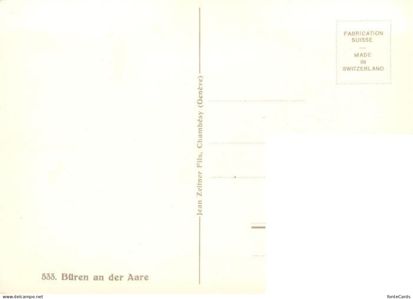 13887159 Bueren Aare Ortsmotiv An Der Aare Kuenstlerkarte Bueren Aare - Other & Unclassified