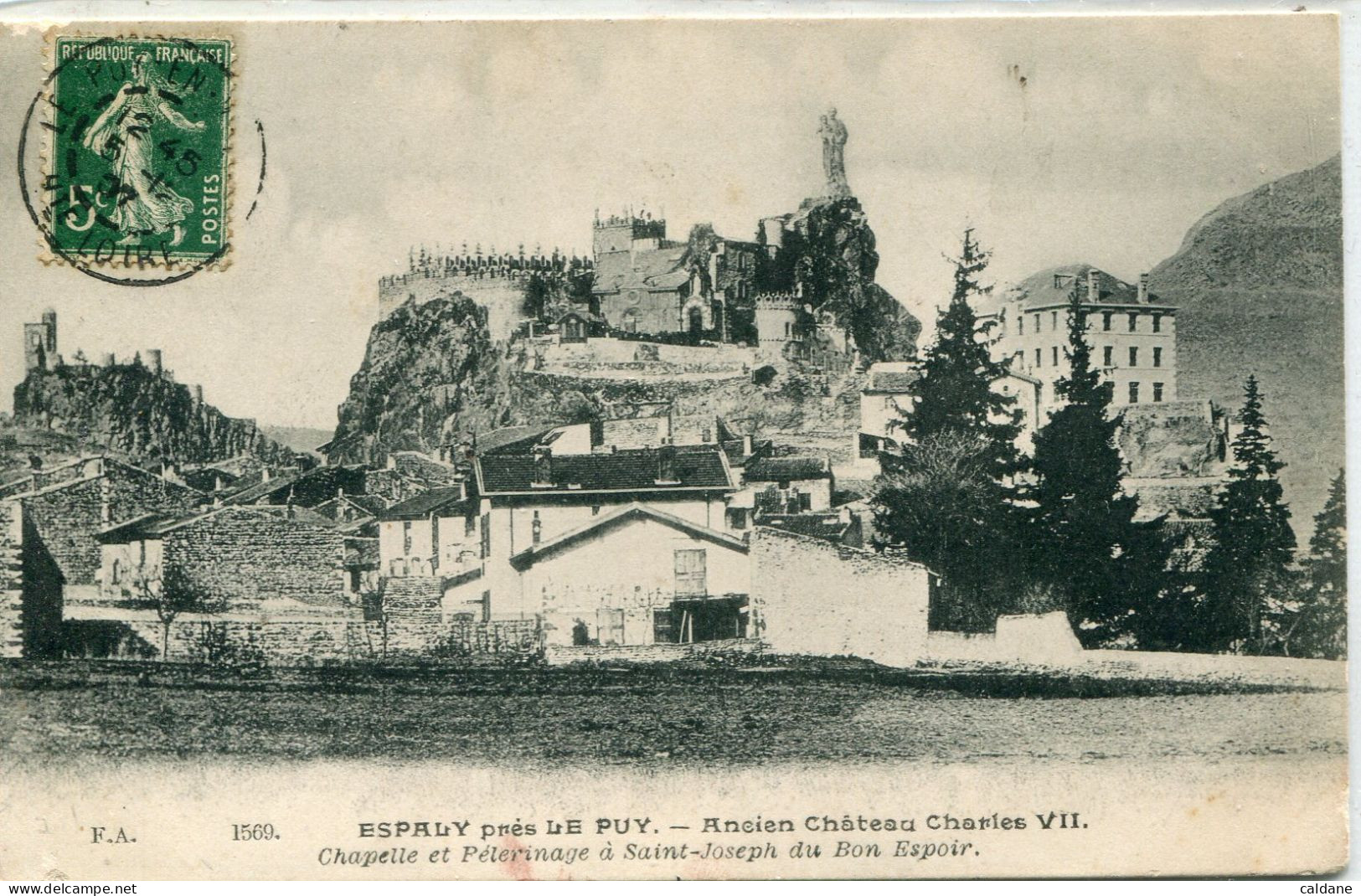 -43-HAUTE-LOIRE .- ESPALY Pres LE PUY.   Ancien Chateau De Charles VII - Loudes