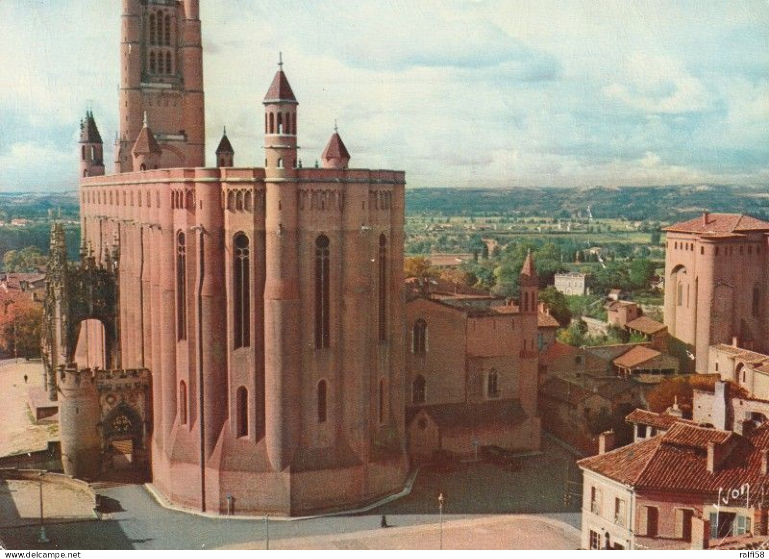 2 AK Frankreich * Außen- Und Innenansicht Der Kathedrale Sainte-Cécile In Der Altstadt Von Albi - Seit 2010 UNESCO Erbe - Albi