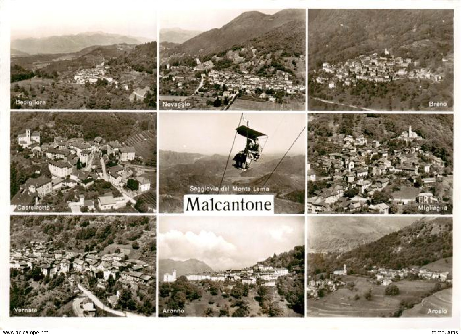 13885767 Malcantone TI Bedigliore Novaggio Breno Castelrotto Seggiovia Del Monte - Autres & Non Classés