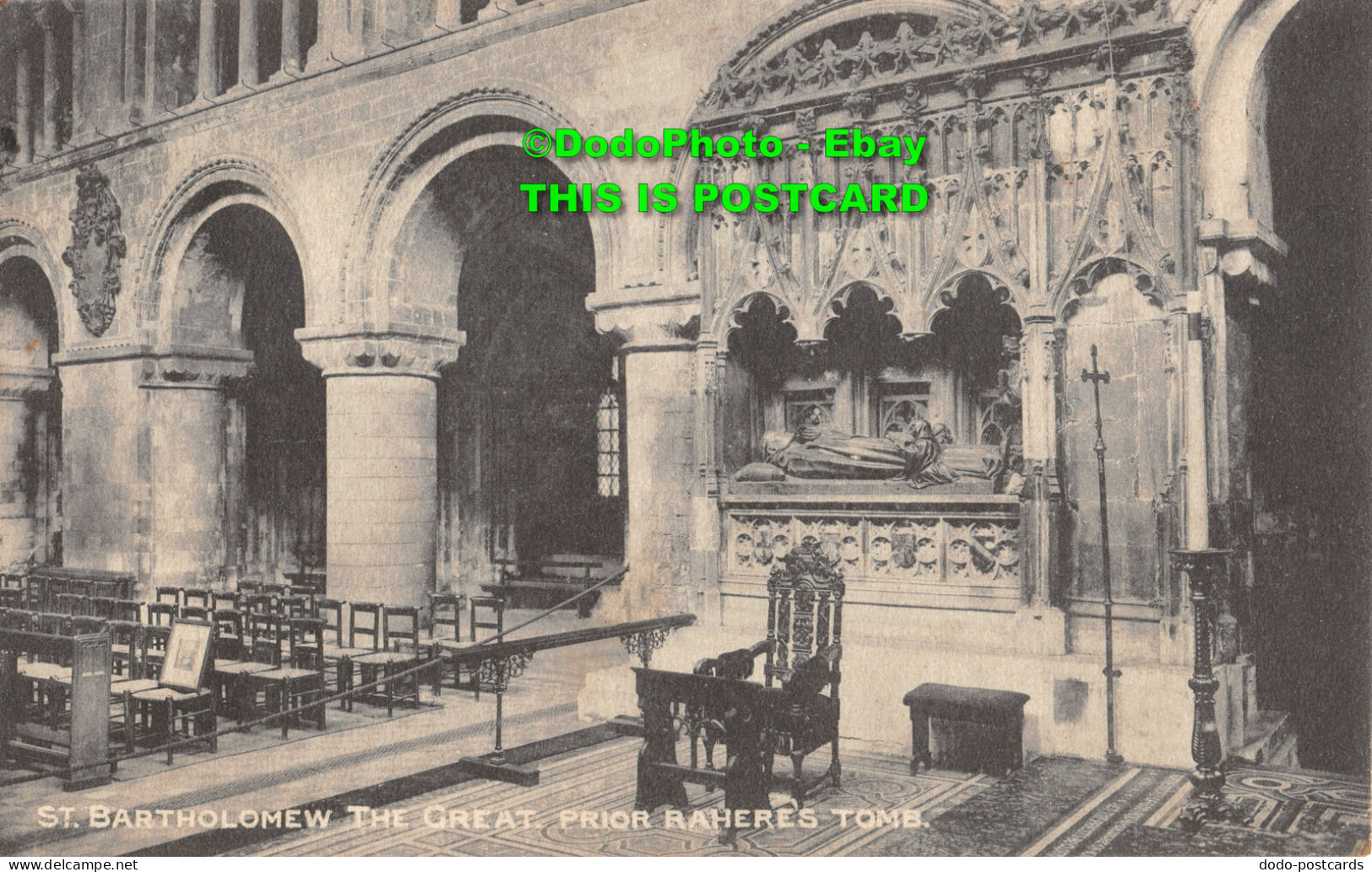 R343718 St. Bartholomew The Great Prior Raheres Tomb. The London Stereoscopic Co - Other & Unclassified