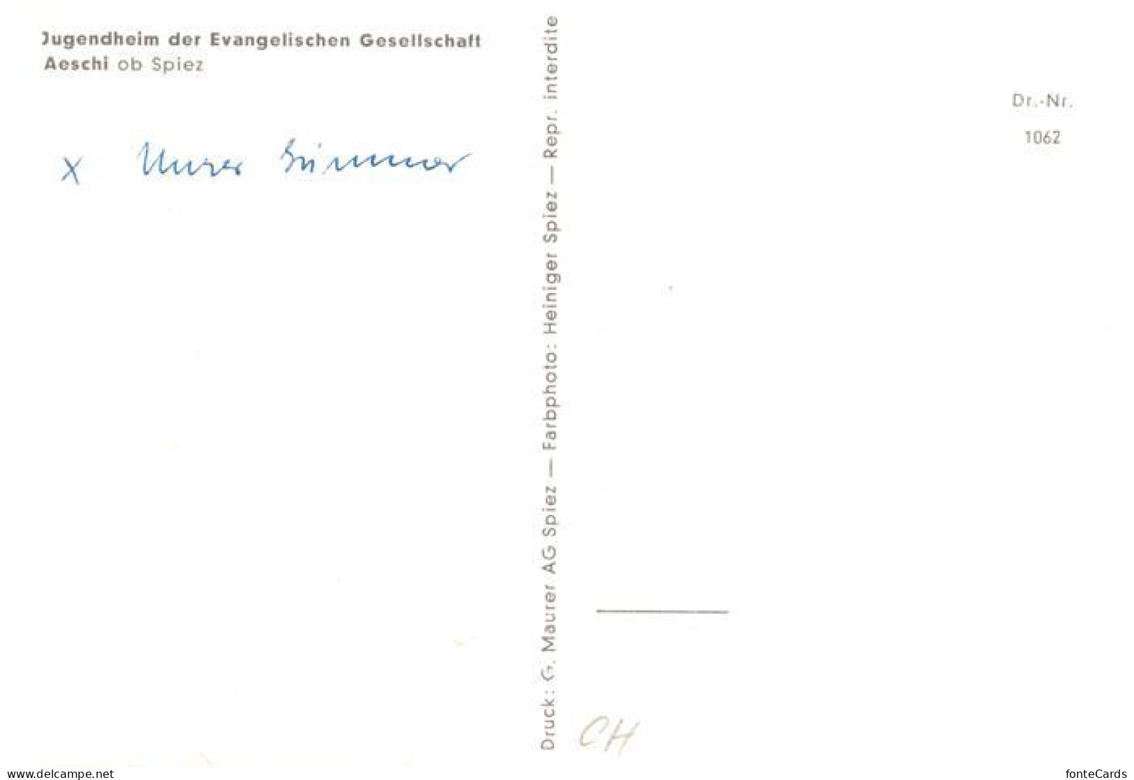 13884407 Aeschi Spiez BE Jugendheim Der Ev Gesellschaft  - Other & Unclassified