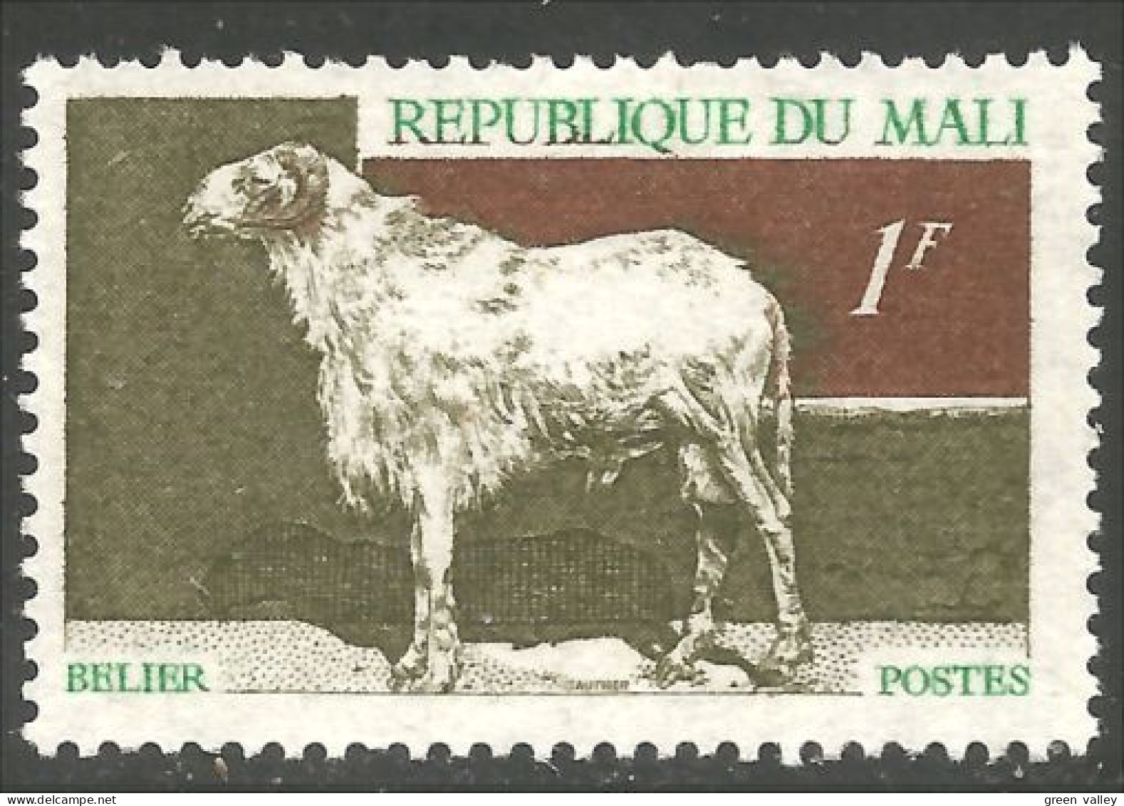 AF-196 Mali Mouton Bélier Schapen Pecora Oveja Sheep Ram Schaf Rammen Ariete MH * Neuf - Other & Unclassified