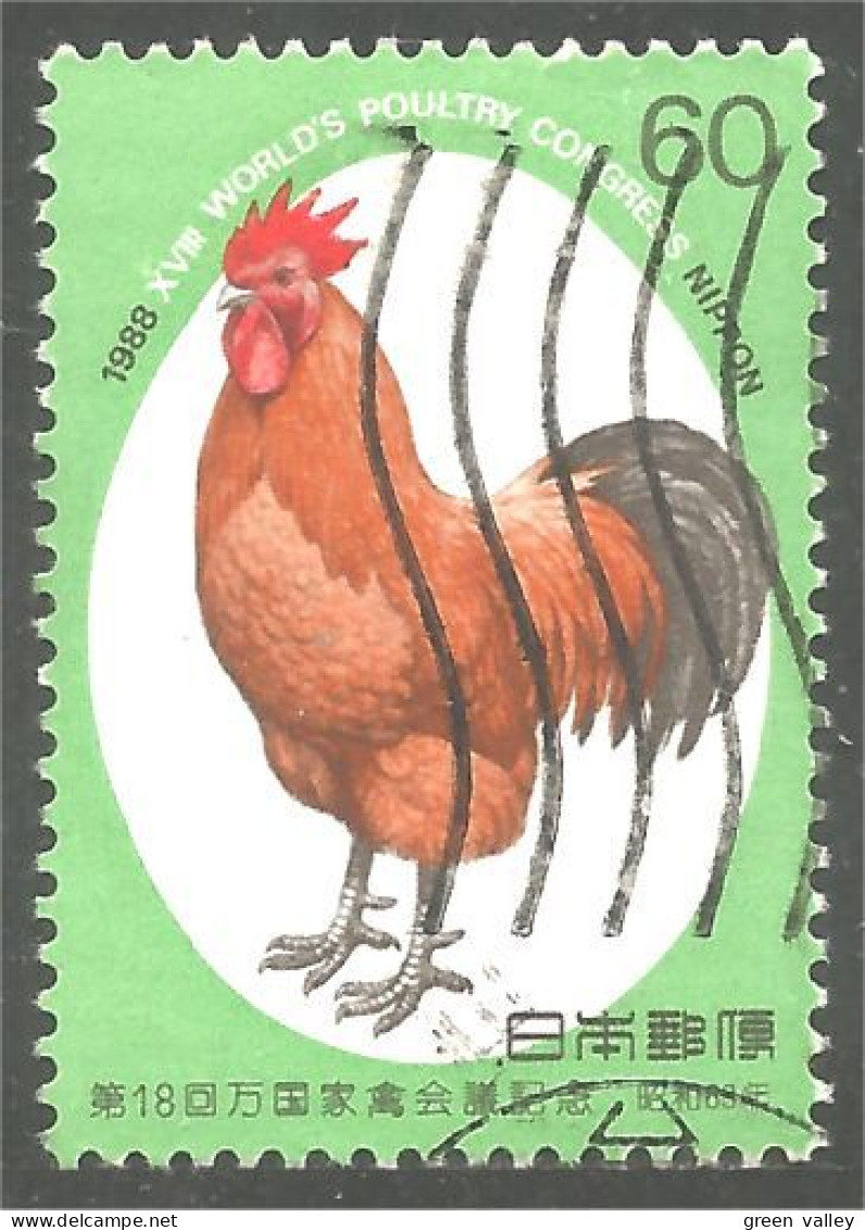 AF-182a Japan Coq Rooster Hahn Haan Gallo - Gallinacées & Faisans