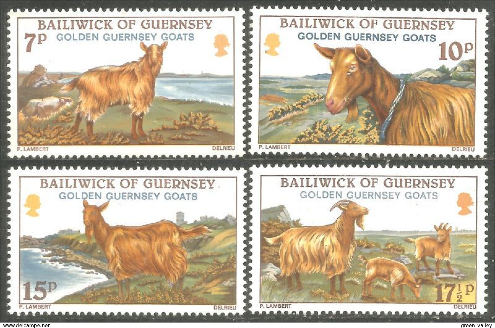 AF-171 Guernsey Chèvre Goat Ziege Cabra Capra MNH ** Neuf SC - Agriculture