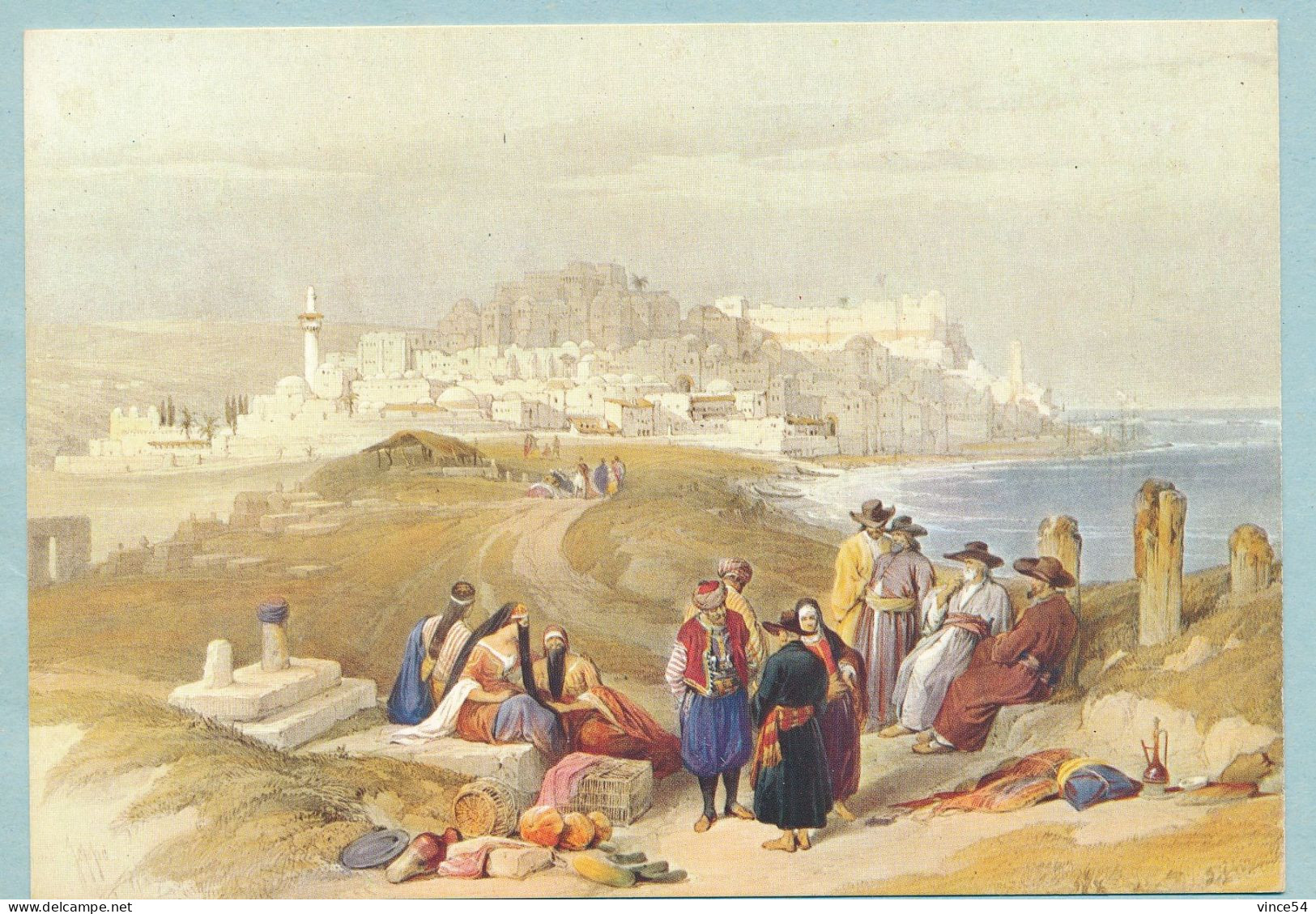 Ancient JAFFA (1839) - Lithograph By David Roberts - Israel